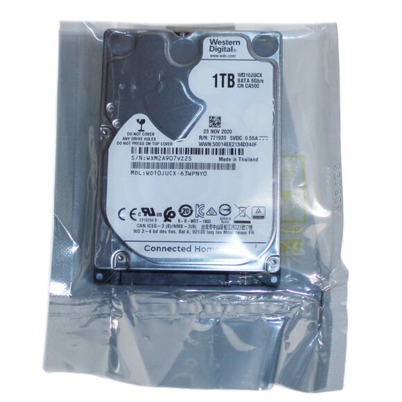 WD Western Digital AV-25 1TB 5400RPM 2.5" SATA HDD WD10JUCT Notebook Hardrive - Picture 1 of 2